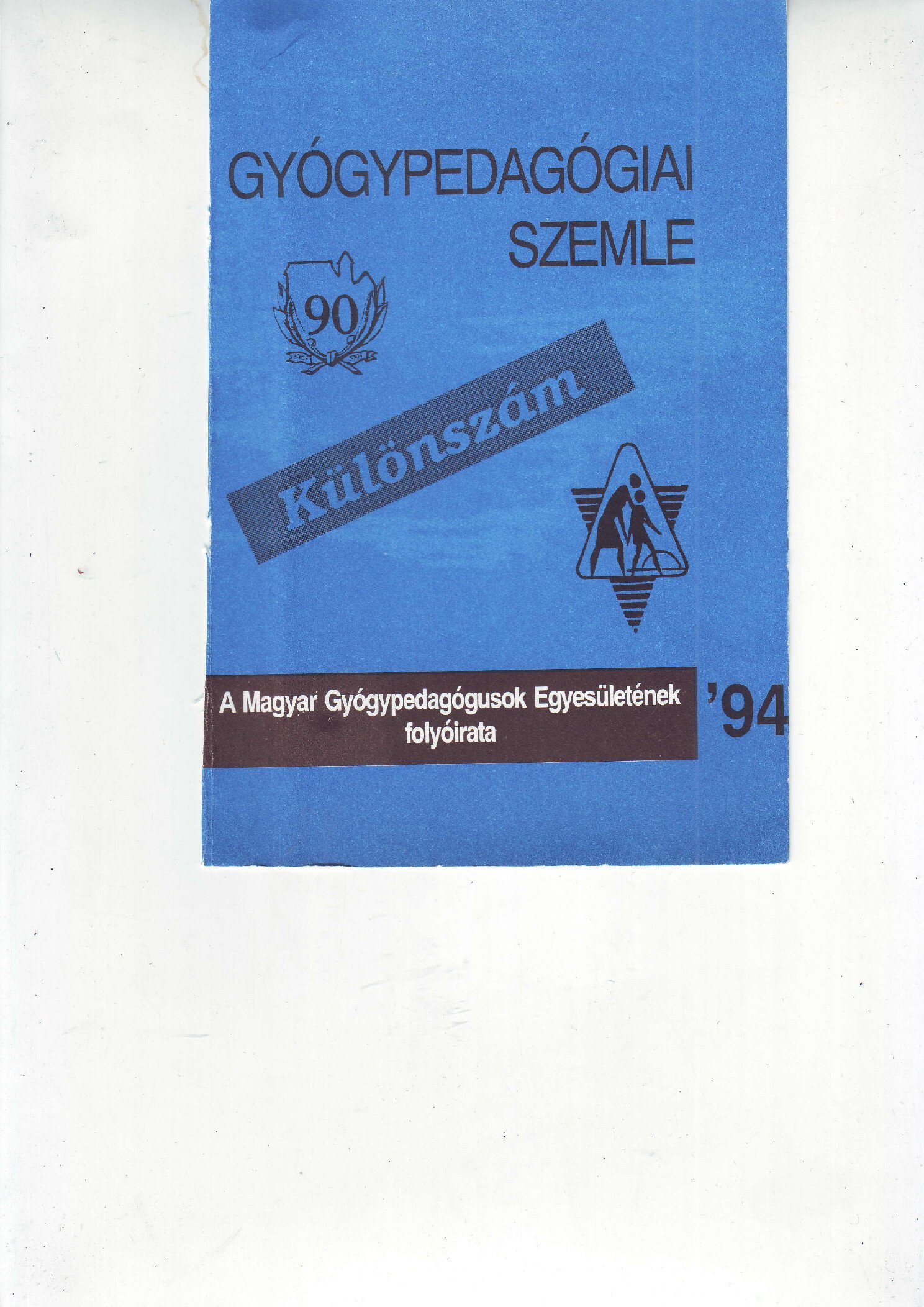 1994 Szakmai konferencia 1993. GYOSZE Kulonszam. Foto Pinter Marta borító