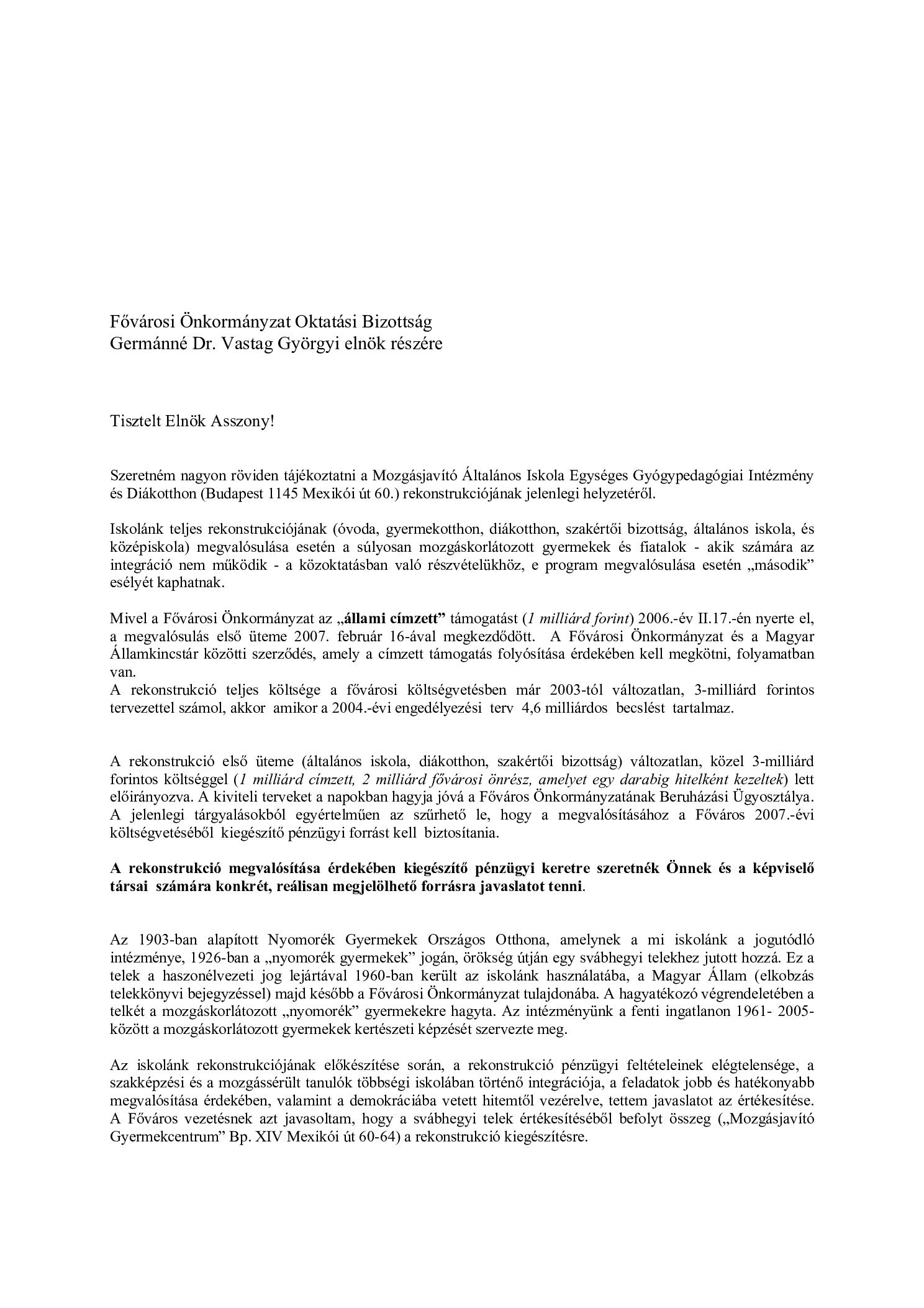 2007. 02 . 17. Fovaros Oktatasi Biz elnokenek borító