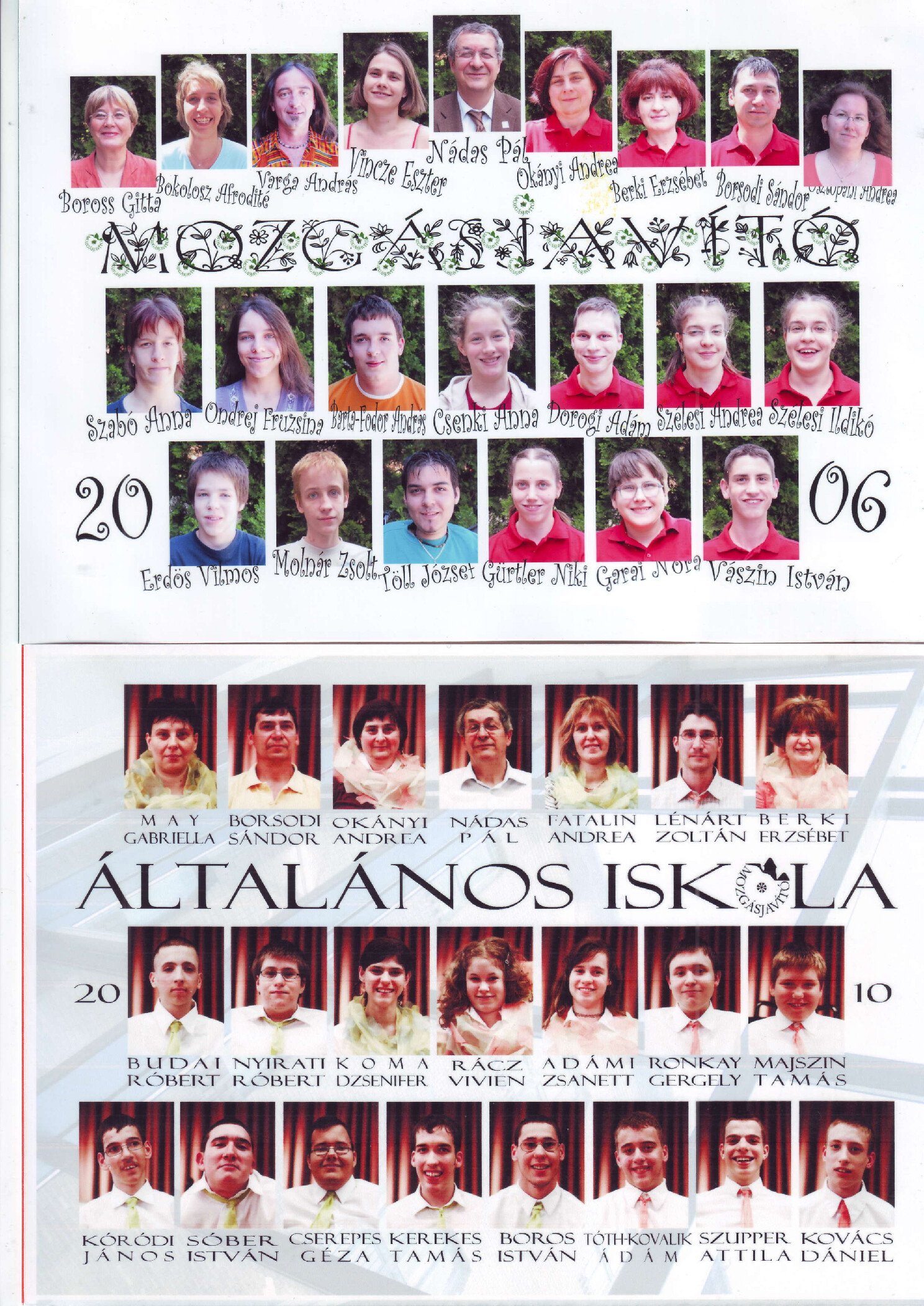 2010. Ballagasi 2006 2010 tablok borító