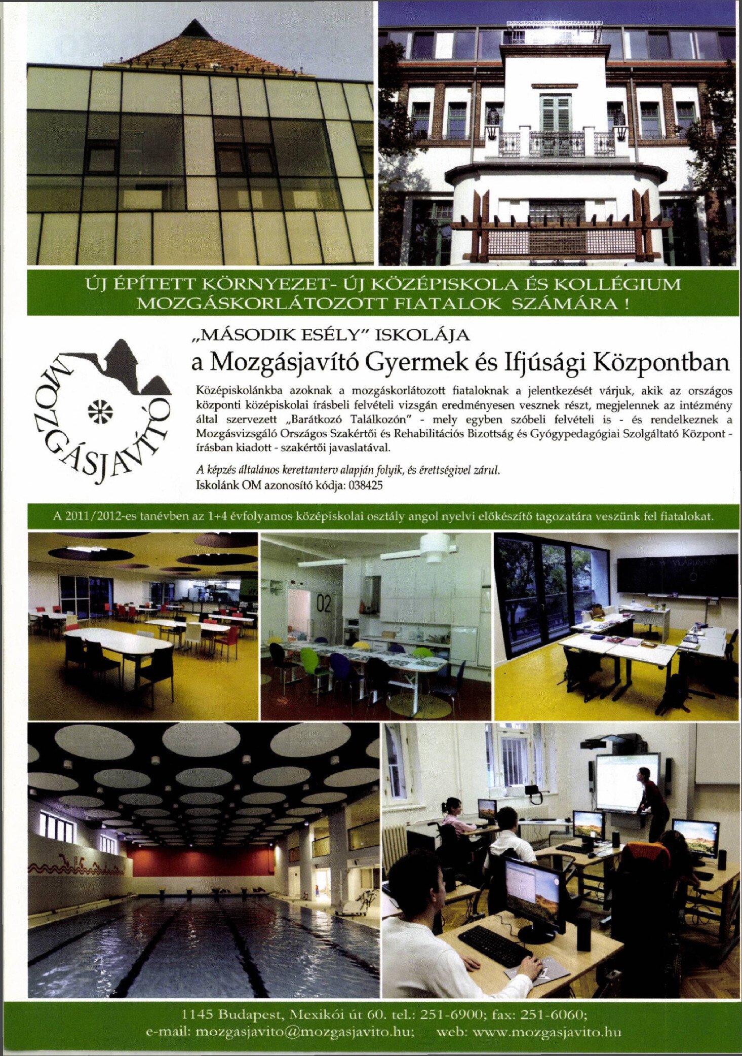2010. Masodik esely iskolaja. Mozgasjavito Ifjusagi es Gyermek Kozpont borító