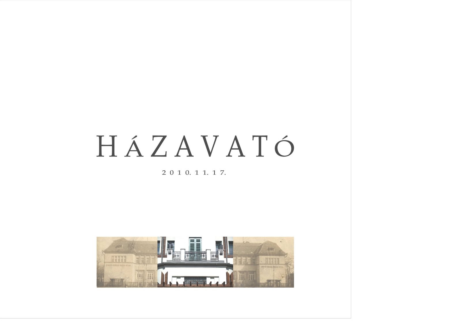 2010. Medgyes haz. Hazavato forgatokonyve borító
