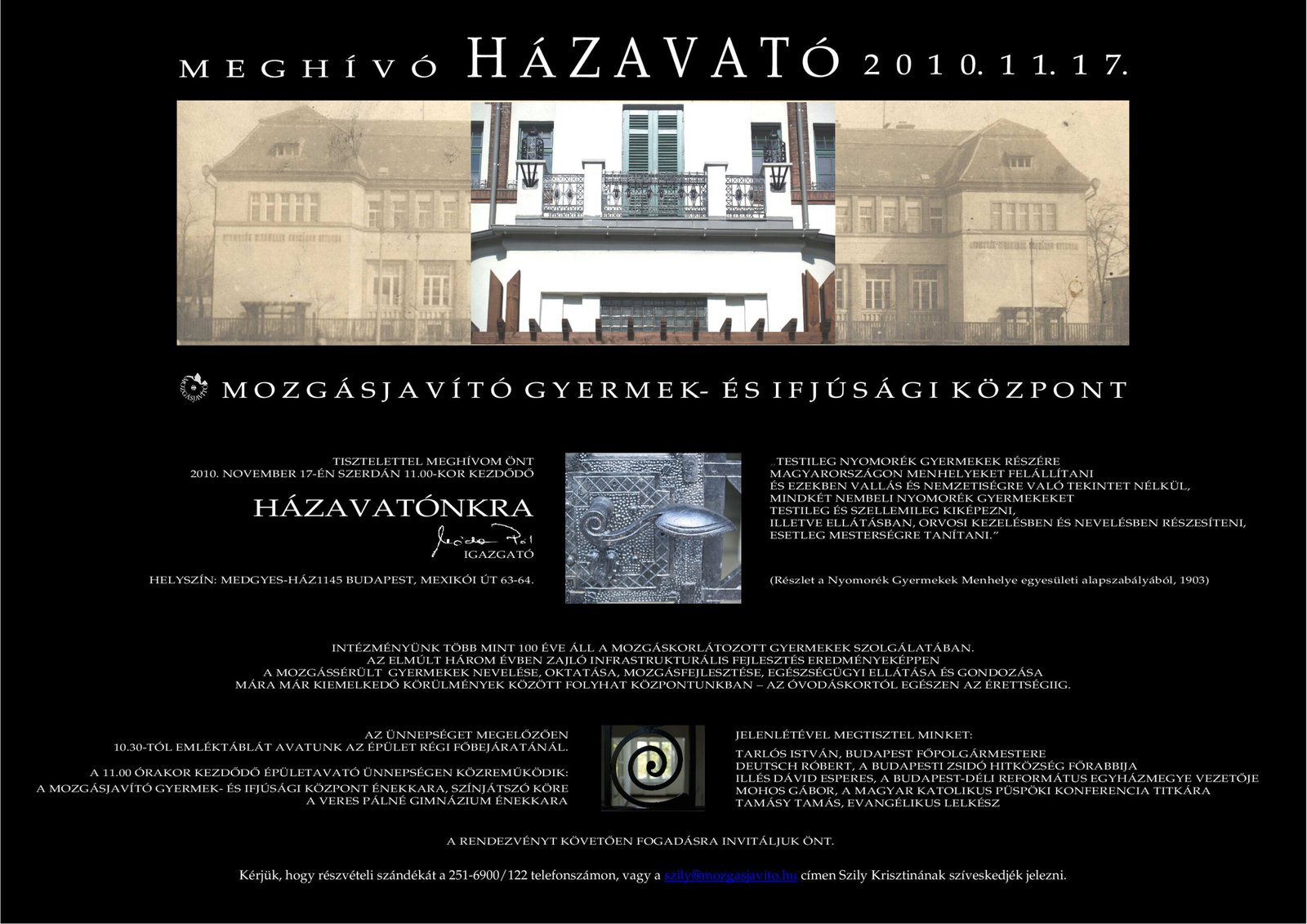 2010. Meghivo a Medgyes haz hazavatojara borító