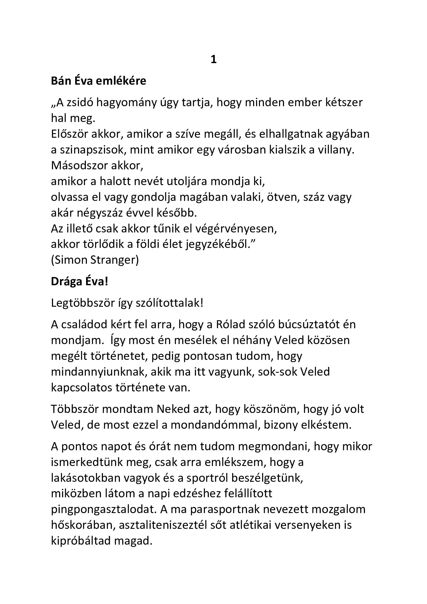 2025. 02. 26 Bucsubeszed Ban Eva emlekere borító